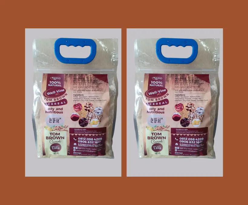 Ton brown cereal